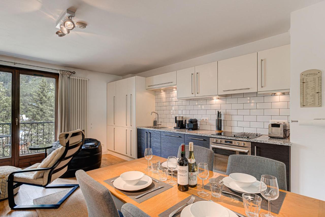 Apartment Cosmiques - Alpes Travel - Central Chamonix - Sleeps 4 Exteriér fotografie
